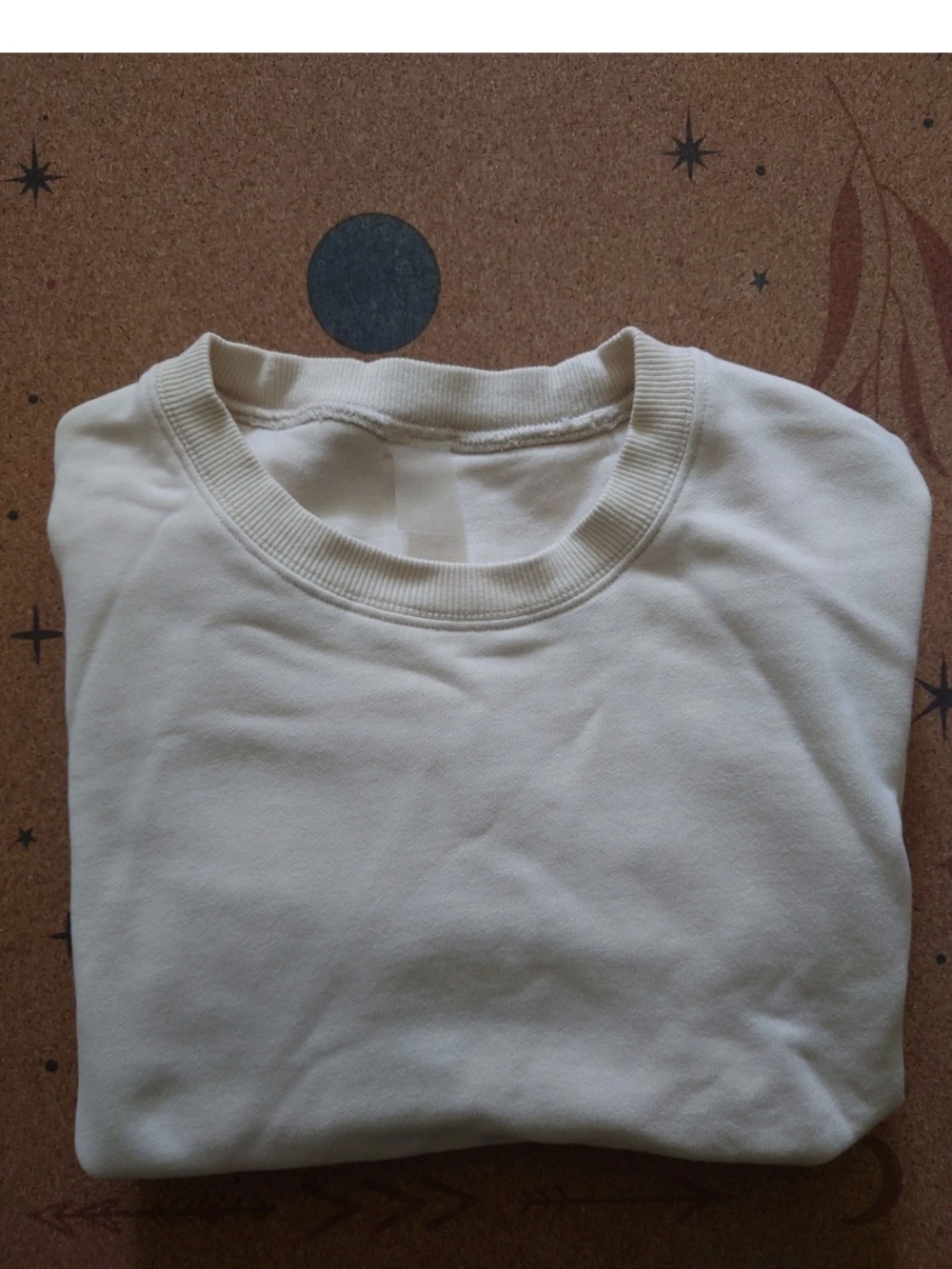 Women's Cream Crewneck Sweatshirt